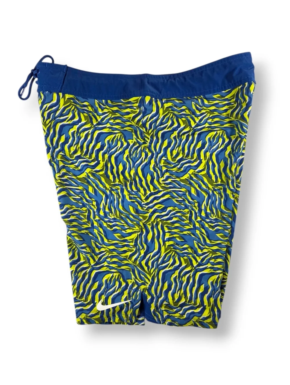 NIKE Swim Volley Board Shorts Swim Trunks Mens Size 32 Blue Green